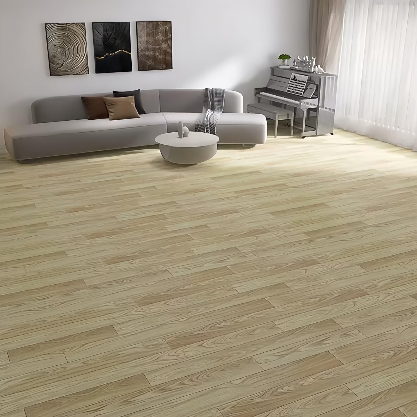 フローリングマット 4.5畳 1×7m 木目調 防水 床保護 Amazon.co.jp: QD-BYM フローリングマット 江戸間4.5畳 木目 置くだけ